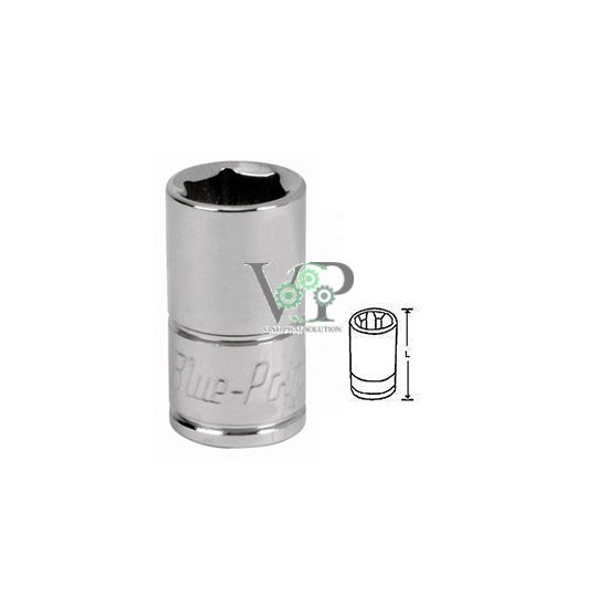 1/4" Socket, mm, 6-Point